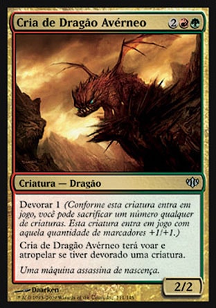 Cria de Dragão Avérneo / Hellkite Hatchling - Magic: The Gathering - MoxLand