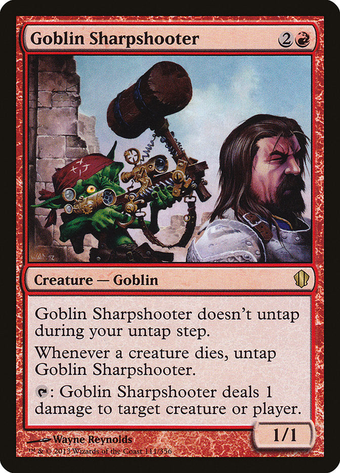 Goblin Atirador de Elite / Goblin Sharpshooter - Magic: The Gathering - MoxLand