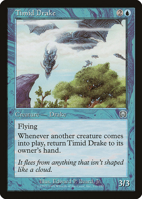 Dragonete Tímido / Timid Drake - Magic: The Gathering - MoxLand