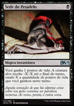 Sede do Pesadelo / Nightmare's Thirst - Magic: The Gathering - MoxLand