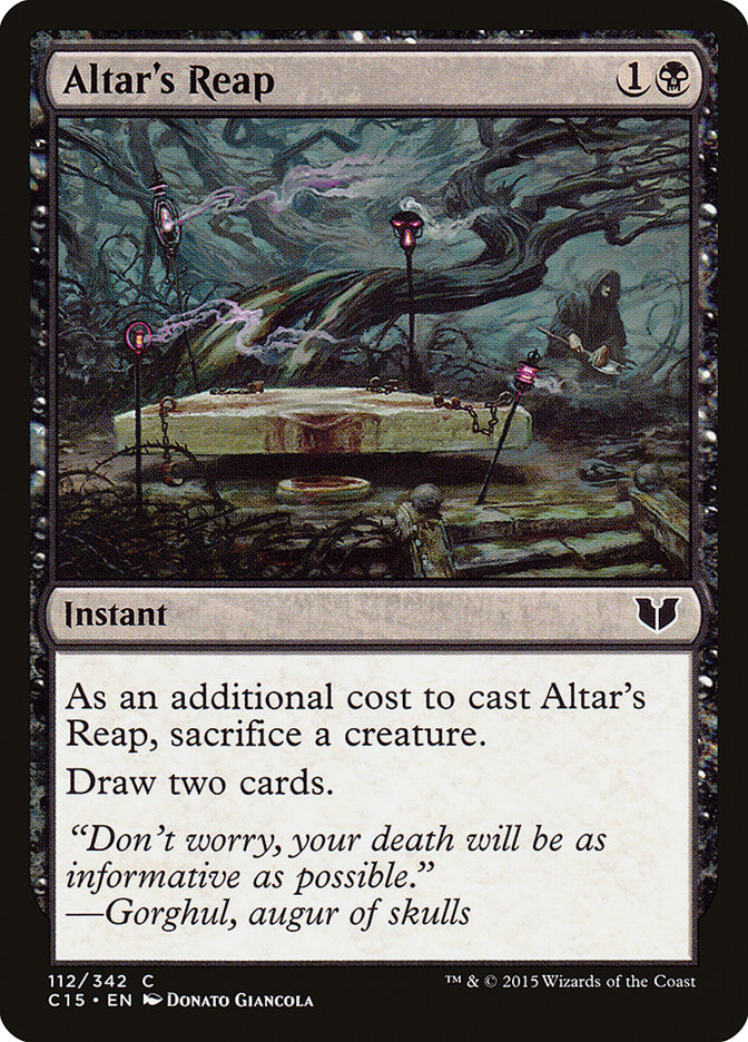 Colheita do Altar / Altar's Reap - Magic: The Gathering - MoxLand