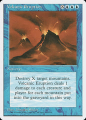 Erupção Vulcânica / Volcanic Eruption - Magic: The Gathering - MoxLand
