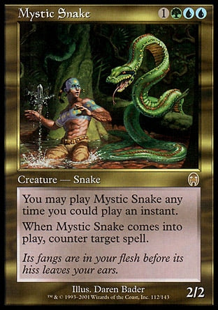 Serpente Mística / Mystic Snake - Magic: The Gathering - MoxLand