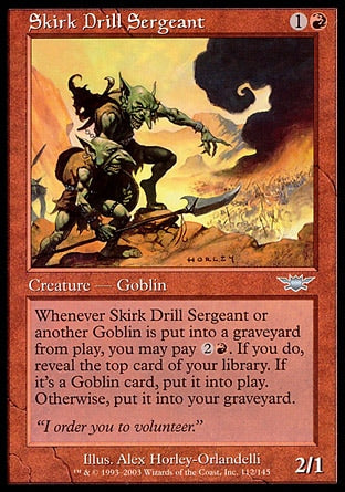 Sargento Perfurador de Skirk / Skirk Drill Sergeant - Magic: The Gathering - MoxLand