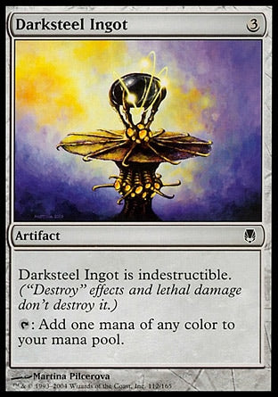 Lingote de Aço Negro / Darksteel Ingot - Magic: The Gathering - MoxLand