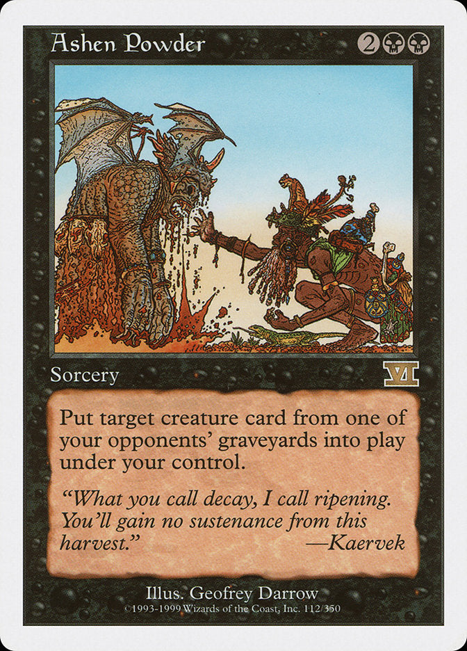 Pó Cinerário / Ashen Powder - Magic: The Gathering - MoxLand