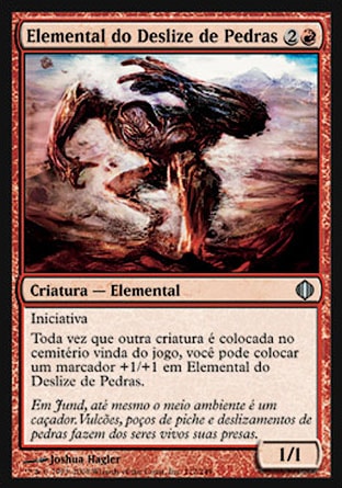 Elemental do Deslize de Pedras / Rockslide Elemental - Magic: The Gathering - MoxLand