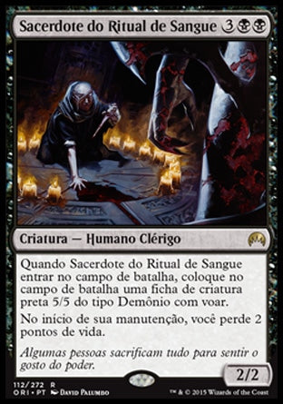 Sacerdote do Ritual de Sangue / Priest of the Blood Rite - Magic: The Gathering - MoxLand