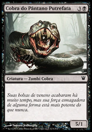 Cobra do Pântano Putrefata / Rotting Fensnake - Magic: The Gathering - MoxLand