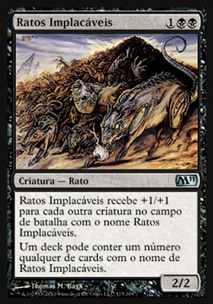 Ratos Implacáveis / Relentless Rats - Magic: The Gathering - MoxLand