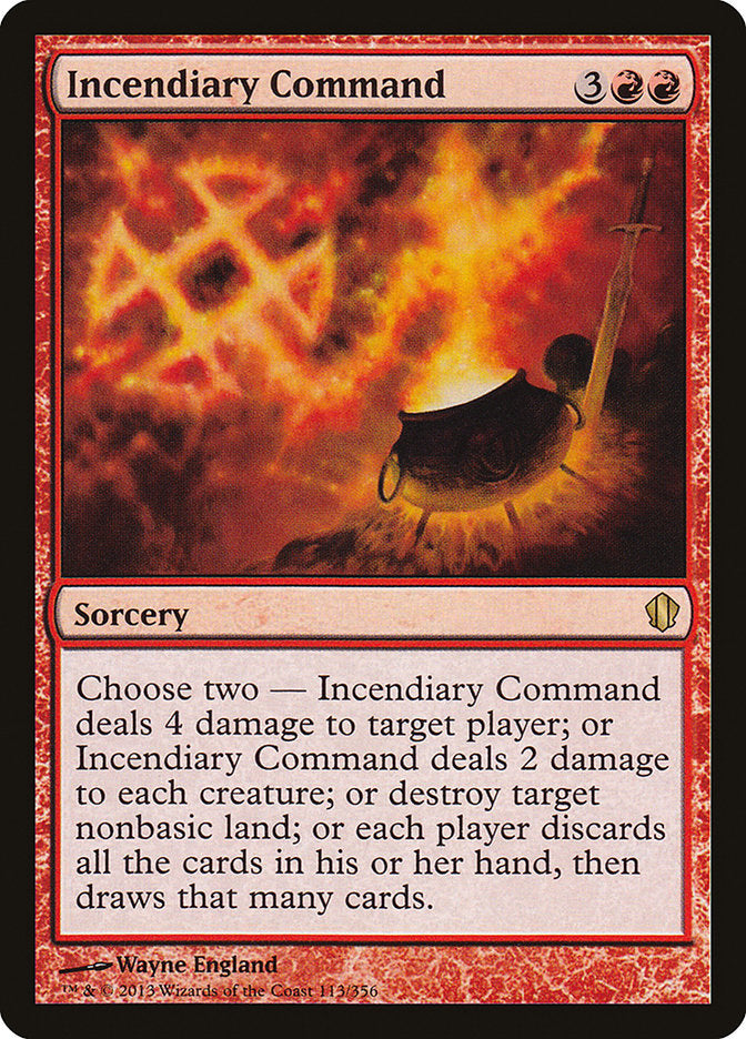 Comando Incendiário / Incendiary Command - Magic: The Gathering - MoxLand