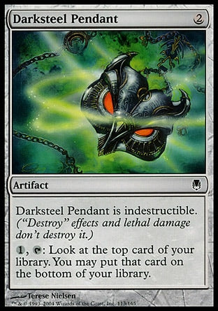 Pingente de Aço Negro / Darksteel Pendant - Magic: The Gathering - MoxLand