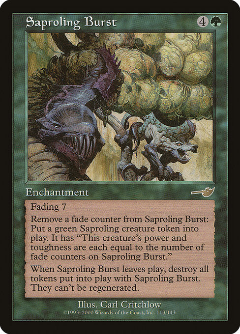 Explosão de Saprófitas / Saproling Burst - Magic: The Gathering - MoxLand