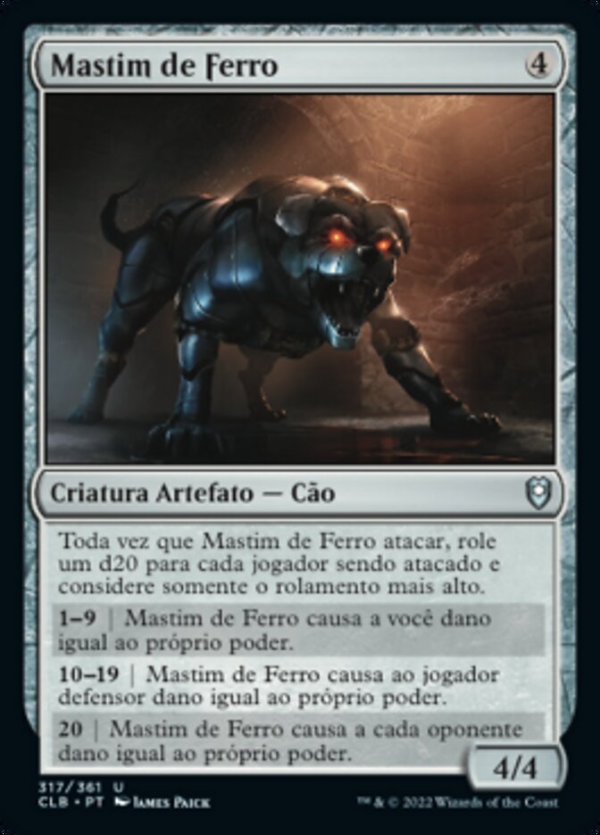 Mastim de Ferro / Iron Mastiff - Magic: The Gathering - MoxLand