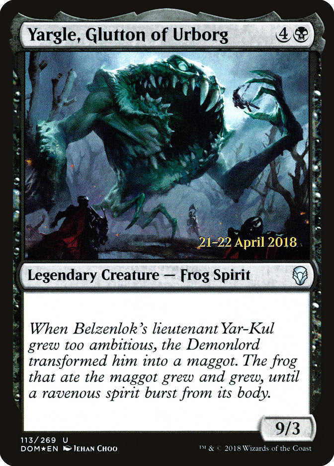 Yargle, Glutão de Urborg / Yargle, Glutton of Urborg - Magic: The Gathering - MoxLand