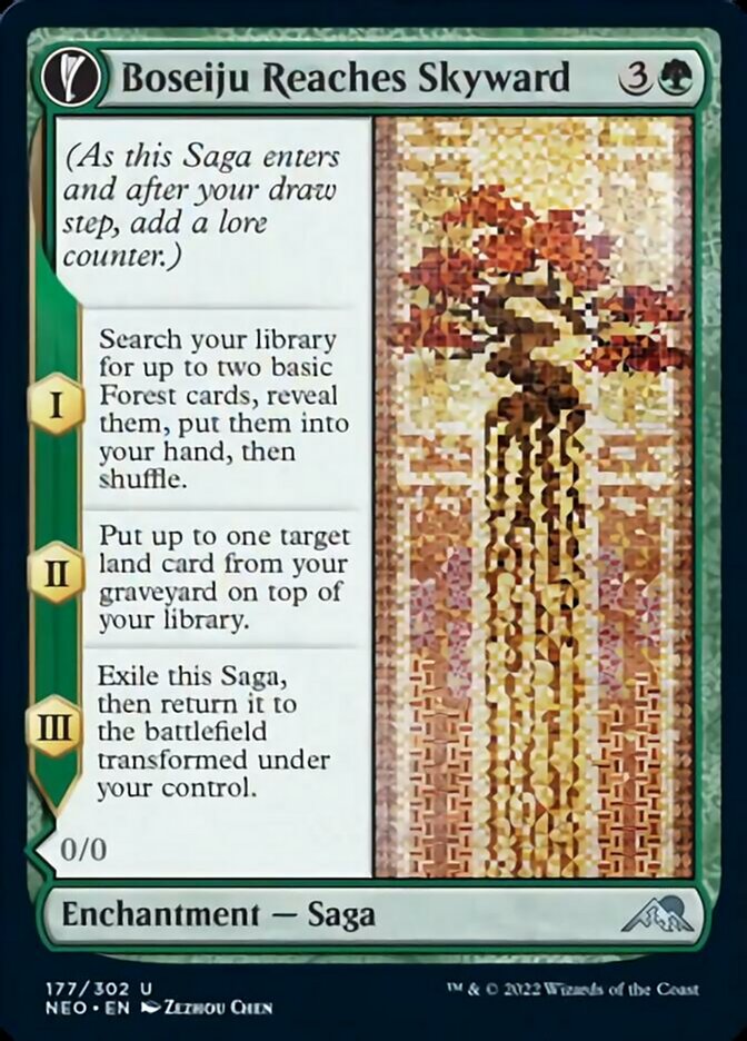 Boseiju Alcança as Alturas / Boseiju Reaches Skyward - Magic: The Gathering - MoxLand