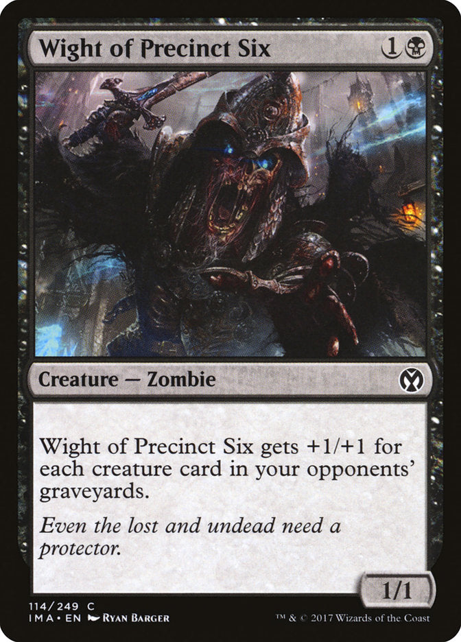 Monstro da Jurisdição Seis / Wight of Precinct Six - Magic: The Gathering - MoxLand