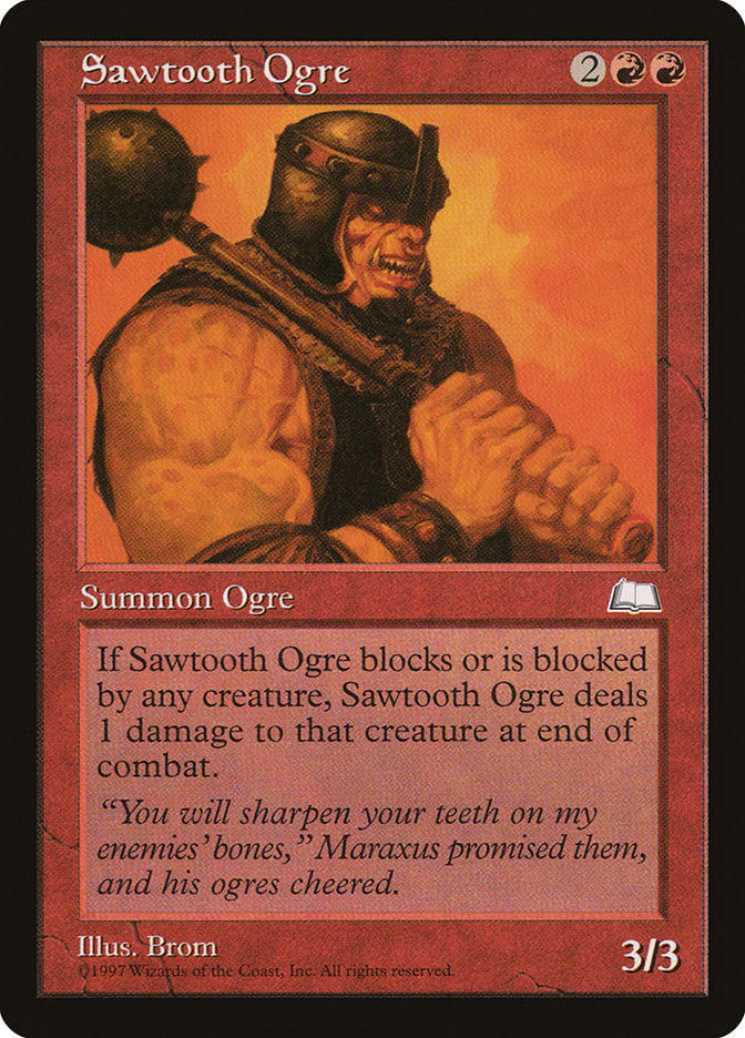 Ogre de Dentes Serrilhados / Sawtooth Ogre - Magic: The Gathering - MoxLand