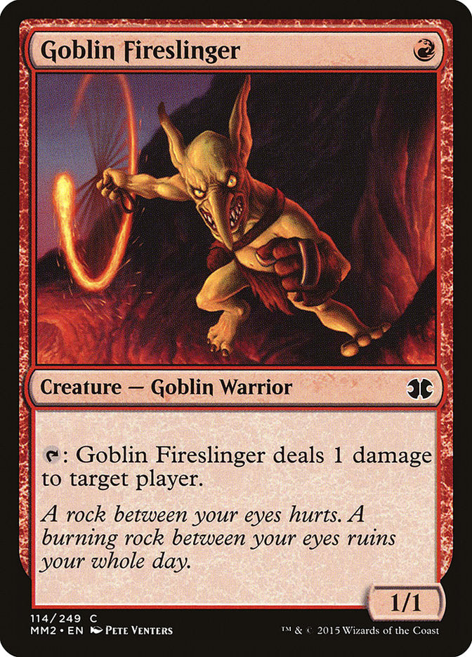 Goblin Atirador de Fogo / Goblin Fireslinger - Magic: The Gathering - MoxLand