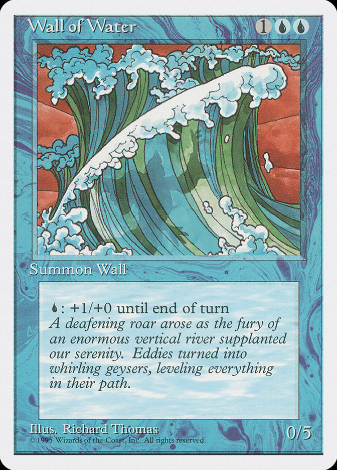 Barreira de Água / Wall of Water - Magic: The Gathering - MoxLand