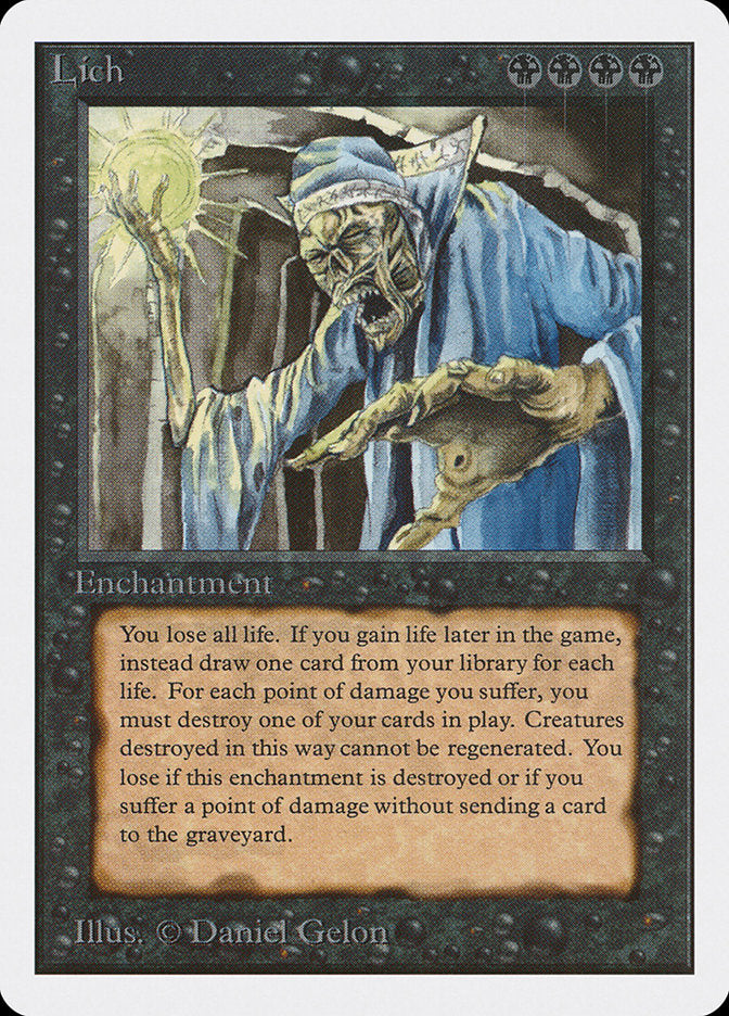 Lich / Lich - Magic: The Gathering - MoxLand