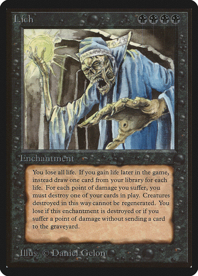 Lich / Lich - Magic: The Gathering - MoxLand