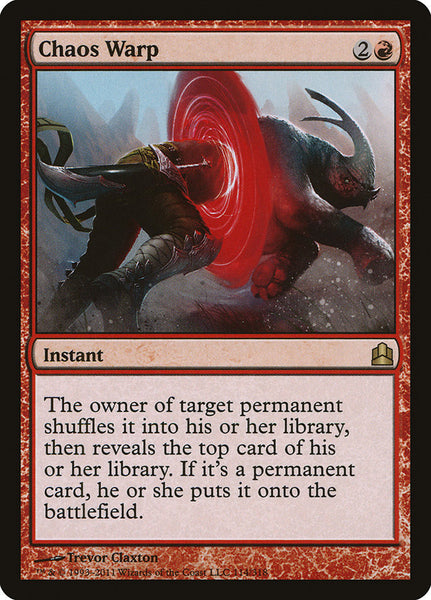 Magic: The Gathering - Chaos Warp (Distorsione Caotica) - Carta Singola Commander 2020 Edition (C20), Rara