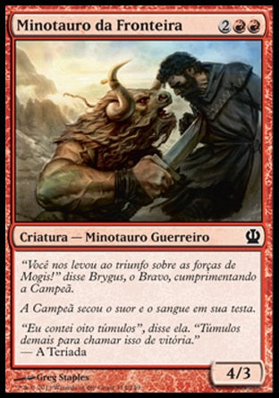 Minotauro da Fronteira / Borderland Minotaur - Magic: The Gathering - MoxLand