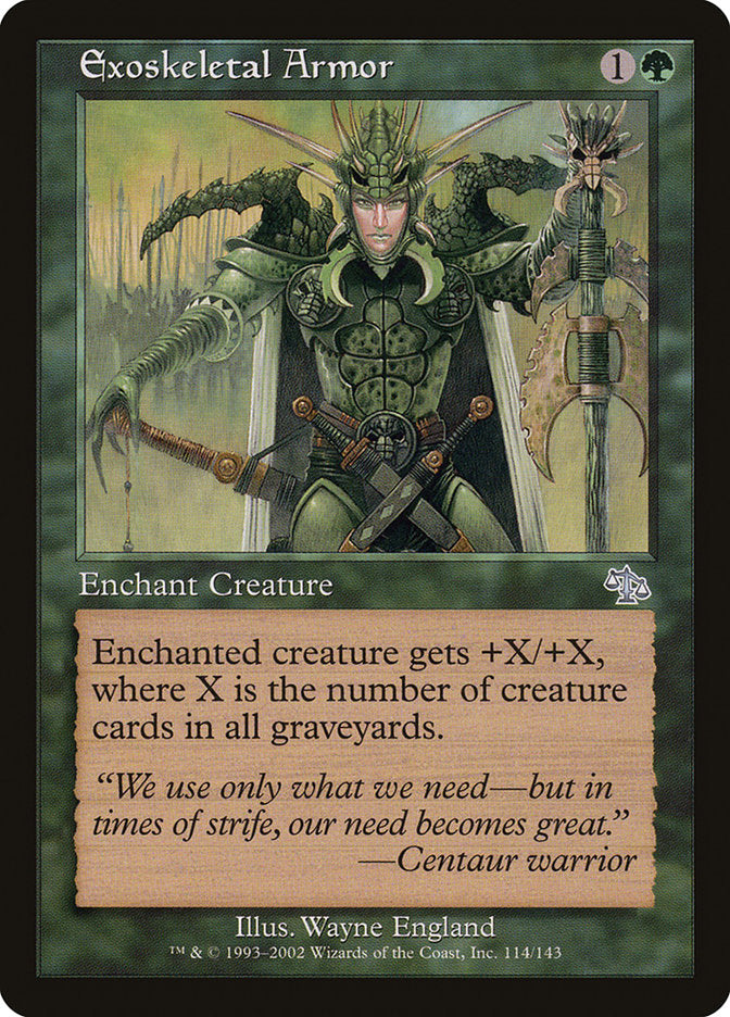 Armadura Exosqueletal / Exoskeletal Armor - Magic: The Gathering - MoxLand