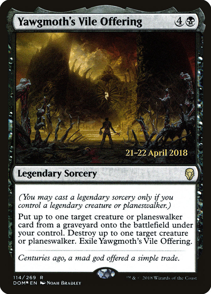 Oferenda Vil de Yawgmoth / Yawgmoth's Vile Offering - Magic: The Gathering - MoxLand