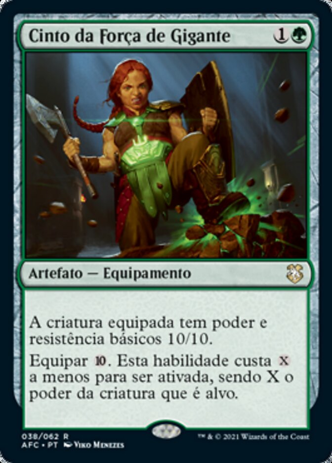 Cinto da Força de Gigante / Belt of Giant Strength - Magic: The Gathering - MoxLand