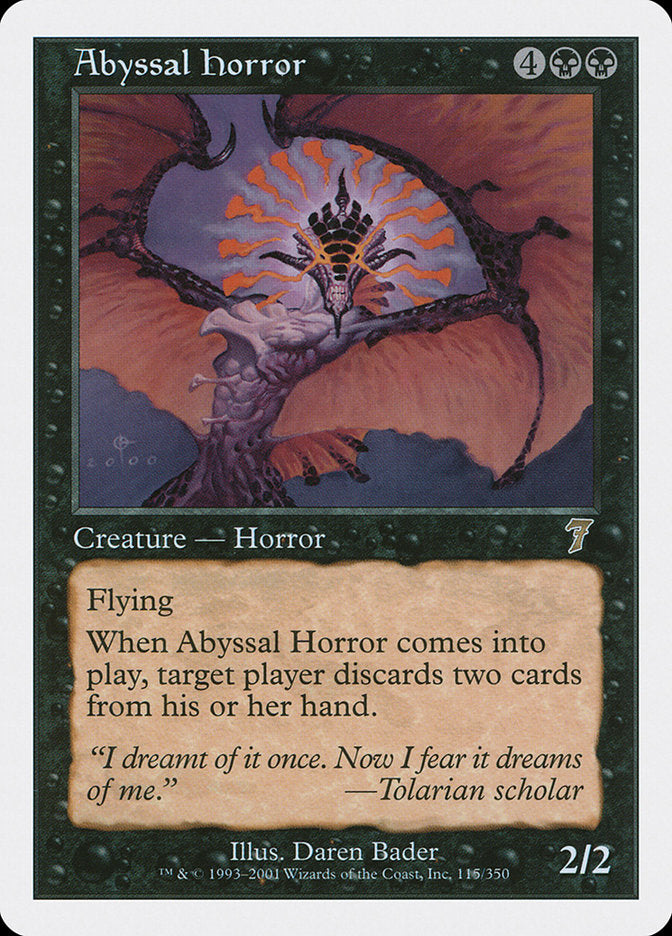 Horror Abissal / Abyssal Horror - Magic: The Gathering - MoxLand