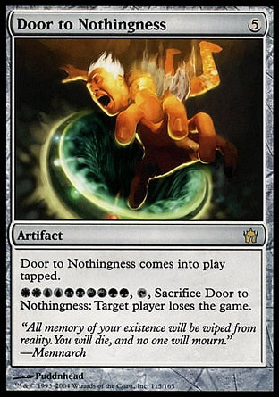 Porta para o Nada / Door to Nothingness - Magic: The Gathering - MoxLand