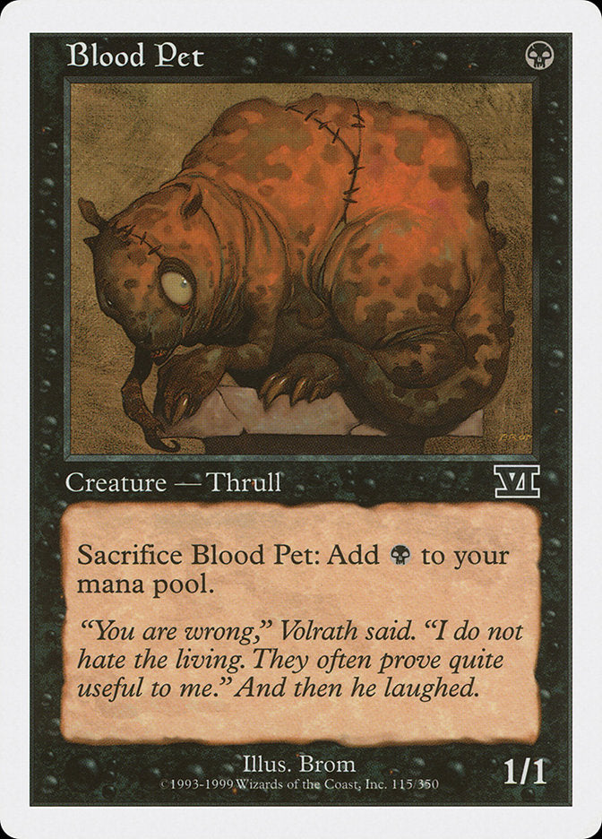 Mascote de Sangue / Blood Pet - Magic: The Gathering - MoxLand