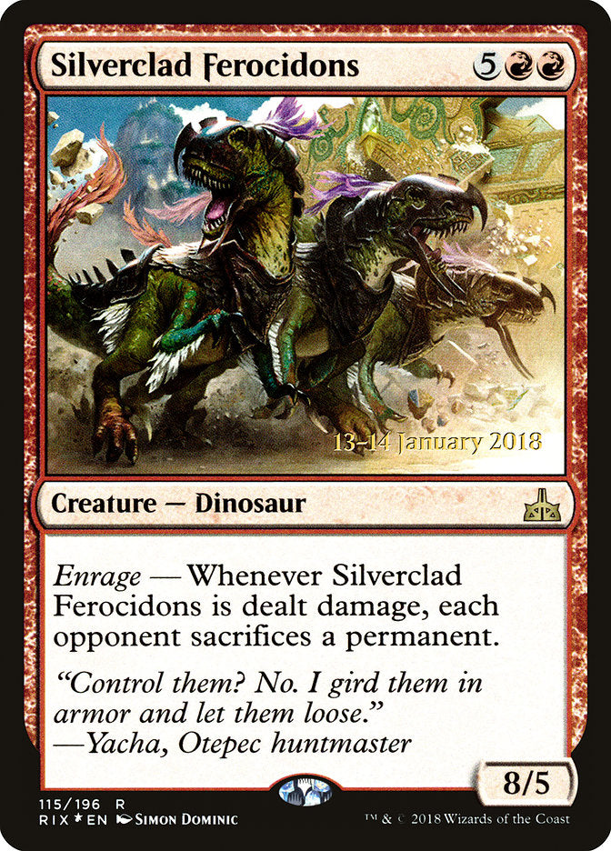 Ferocidontes de Armadura Argêntea / Silverclad Ferocidons - Magic: The Gathering - MoxLand