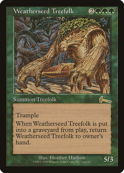 Ents da Semente dos Ventos / Weatherseed Treefolk - Magic: The Gathering - MoxLand