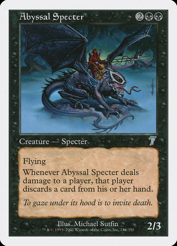 Espectro Abissal / Abyssal Specter - Magic: The Gathering - MoxLand