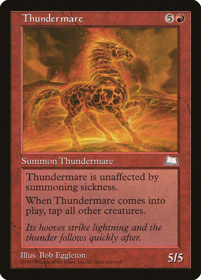 Pesadelo Trovejante / Thundermare - Magic: The Gathering - MoxLand