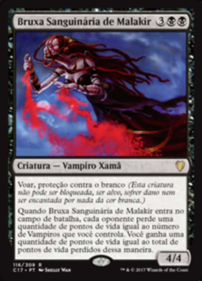 Bruxa Sanguinária de Malakir / Malakir Bloodwitch - Magic: The Gathering - MoxLand