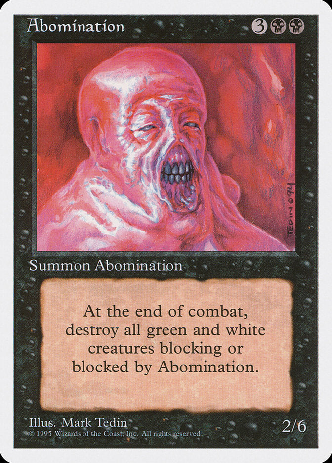 Abominação / Abomination - Magic: The Gathering - MoxLand