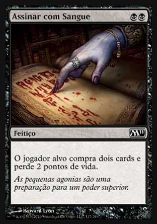 Assinar com Sangue / Sign in Blood - Magic: The Gathering - MoxLand