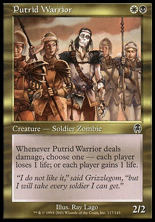 Guerreiro Pútrido / Putrid Warrior - Magic: The Gathering - MoxLand