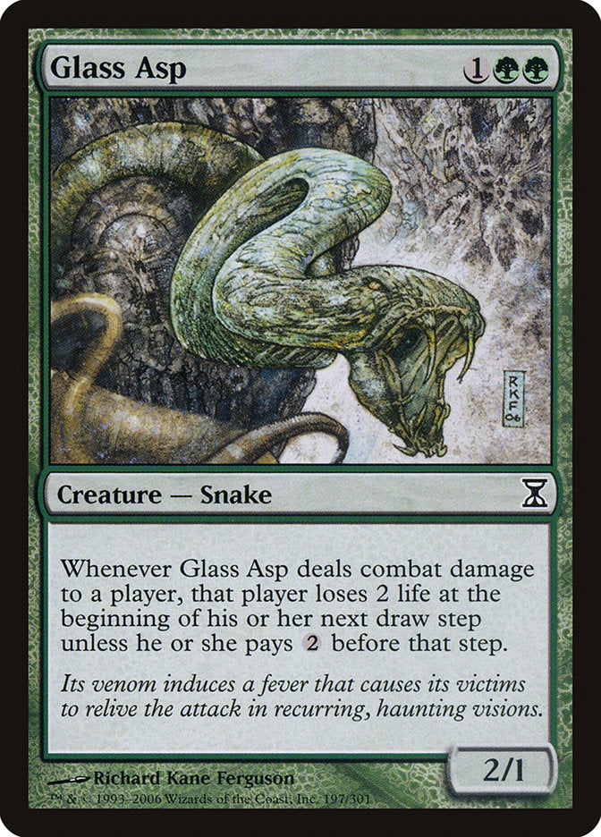 Áspide de Vidro / Glass Asp - Magic: The Gathering - MoxLand