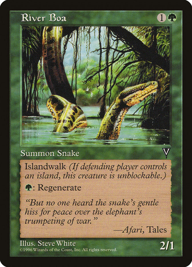 Jibóia / River Boa - Magic: The Gathering - MoxLand