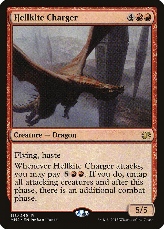 Dragão Avérneo Atacante / Hellkite Charger - Magic: The Gathering - MoxLand