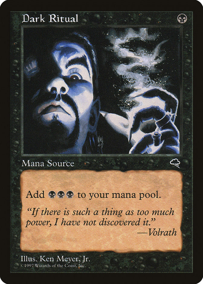 Ritual Sombrio / Dark Ritual - Magic: The Gathering - MoxLand