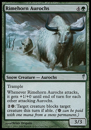 Auroques Chifre-Gélido / Rimehorn Aurochs - Magic: The Gathering - MoxLand