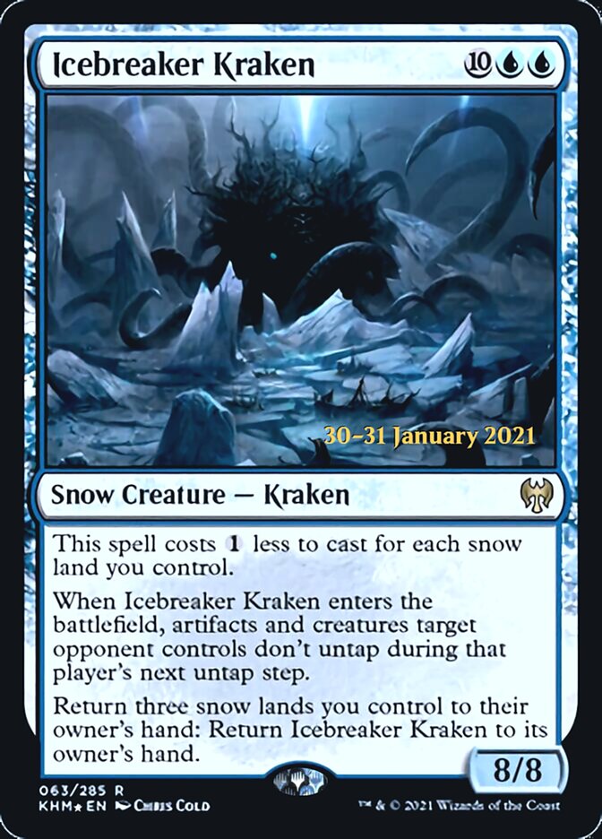 Kraken Rompe-gelo / Icebreaker Kraken - Magic: The Gathering - MoxLand