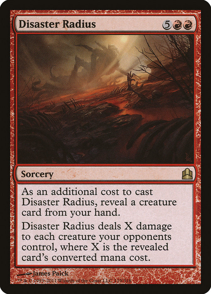 Raio do Desastre / Disaster Radius - Magic: The Gathering - MoxLand