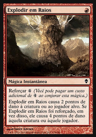 Explodir em Raios / Burst Lightning - Magic: The Gathering - MoxLand